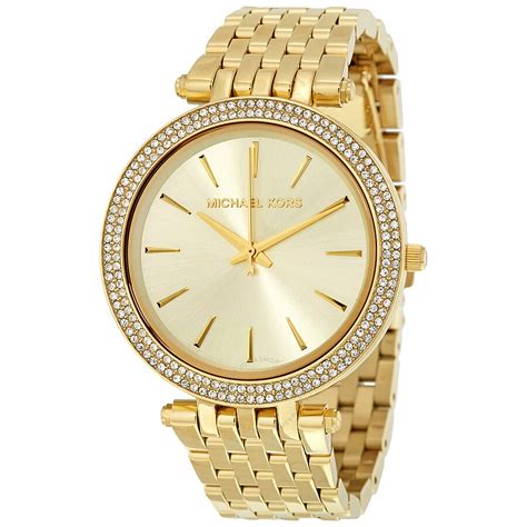 damen stahl gold michael kors|michael kors gold watches.